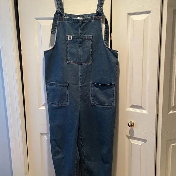 Lucy & Yak Classic Blue Women's Overalls - Picture 2 of 8